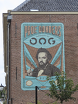 908257 Afbeelding van de recent aangebrachte muurschildering 'Prof. Donders - OOG', gemaakt door collectief De Strakke ...